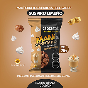 Imagen 2 de 71% DCTO. MANÍES CONFITADOS SABORES CROCAZOS, ARTESANALES.