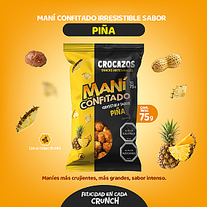 Imagen 9 de 71% DCTO. MANÍES CONFITADOS SABORES CROCAZOS, ARTESANALES.