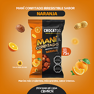 Imagen 10 de 71% DCTO. MANÍES CONFITADOS SABORES CROCAZOS, ARTESANALES.
