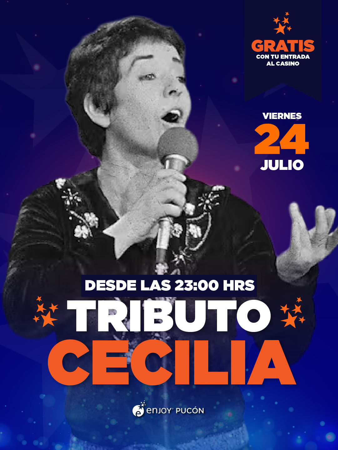 Afiche de TRIBUTO CECILIA