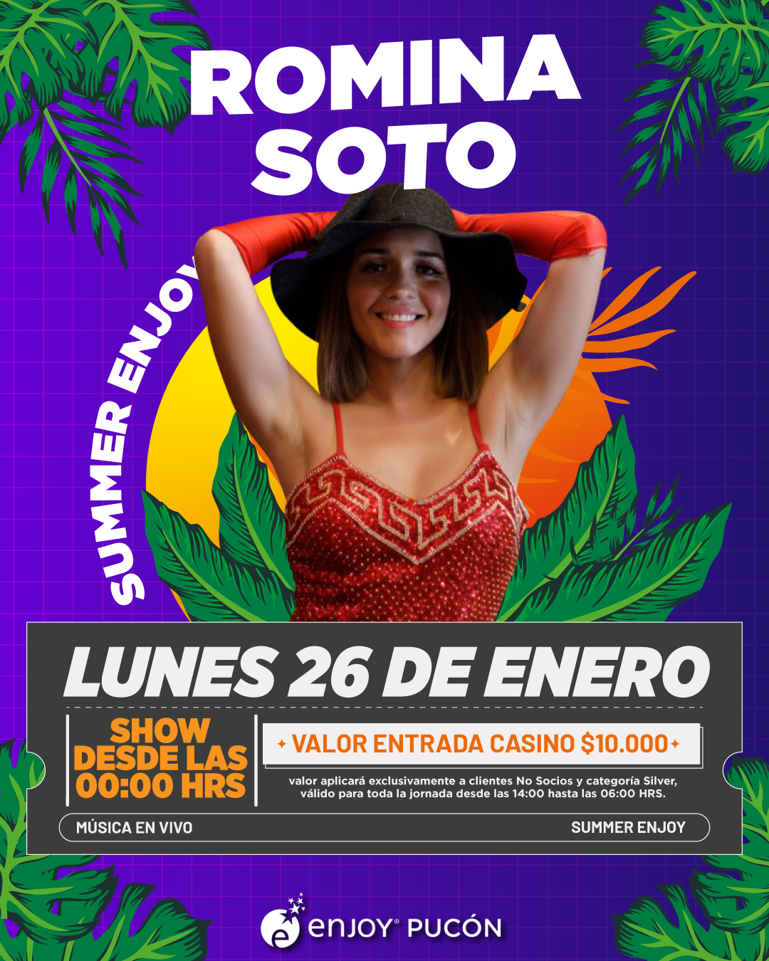 Afiche de Romina Soto en Summer Enjoy 🎶✨