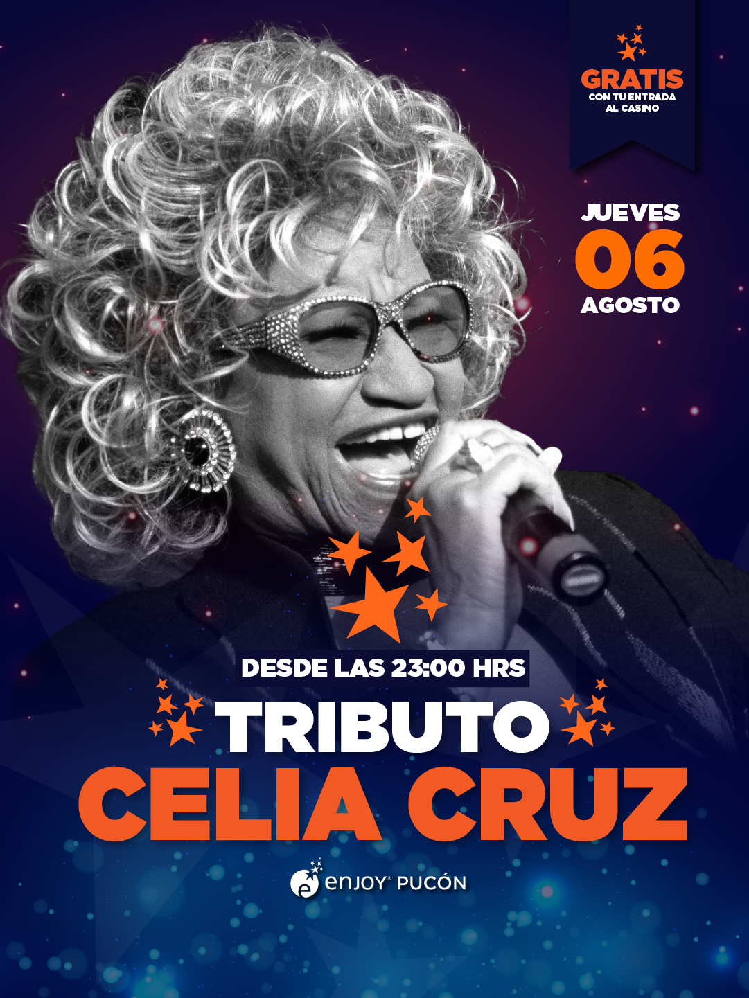 Afiche de TRIBUTO CELIA CRUZ