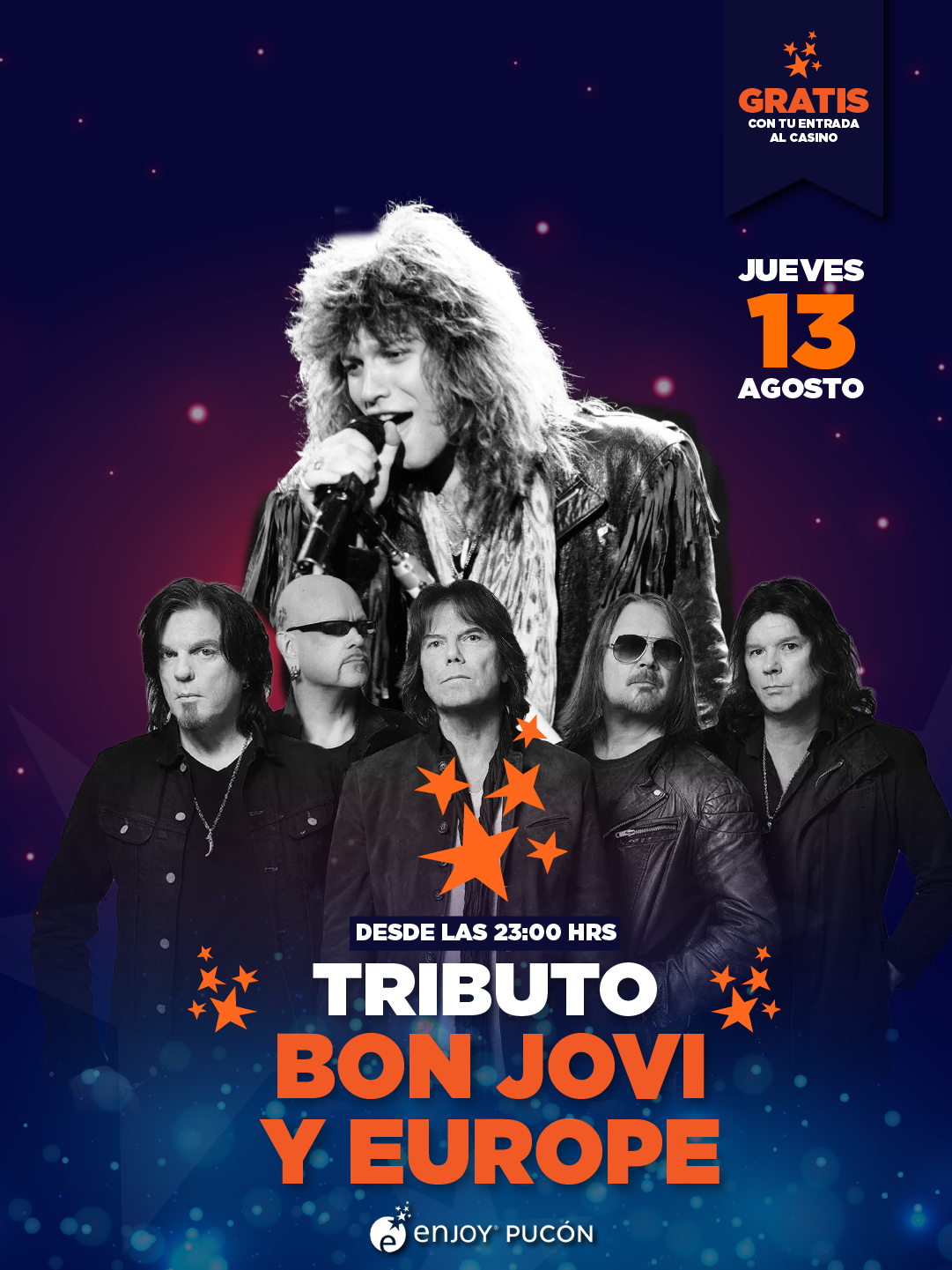 Afiche de TRIBUTO BON JOVI Y EUROPE