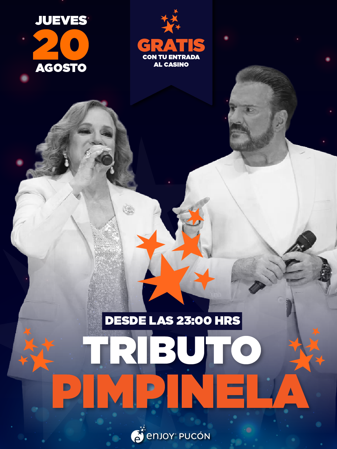 Afiche de TRIBUTO PIMPINELA