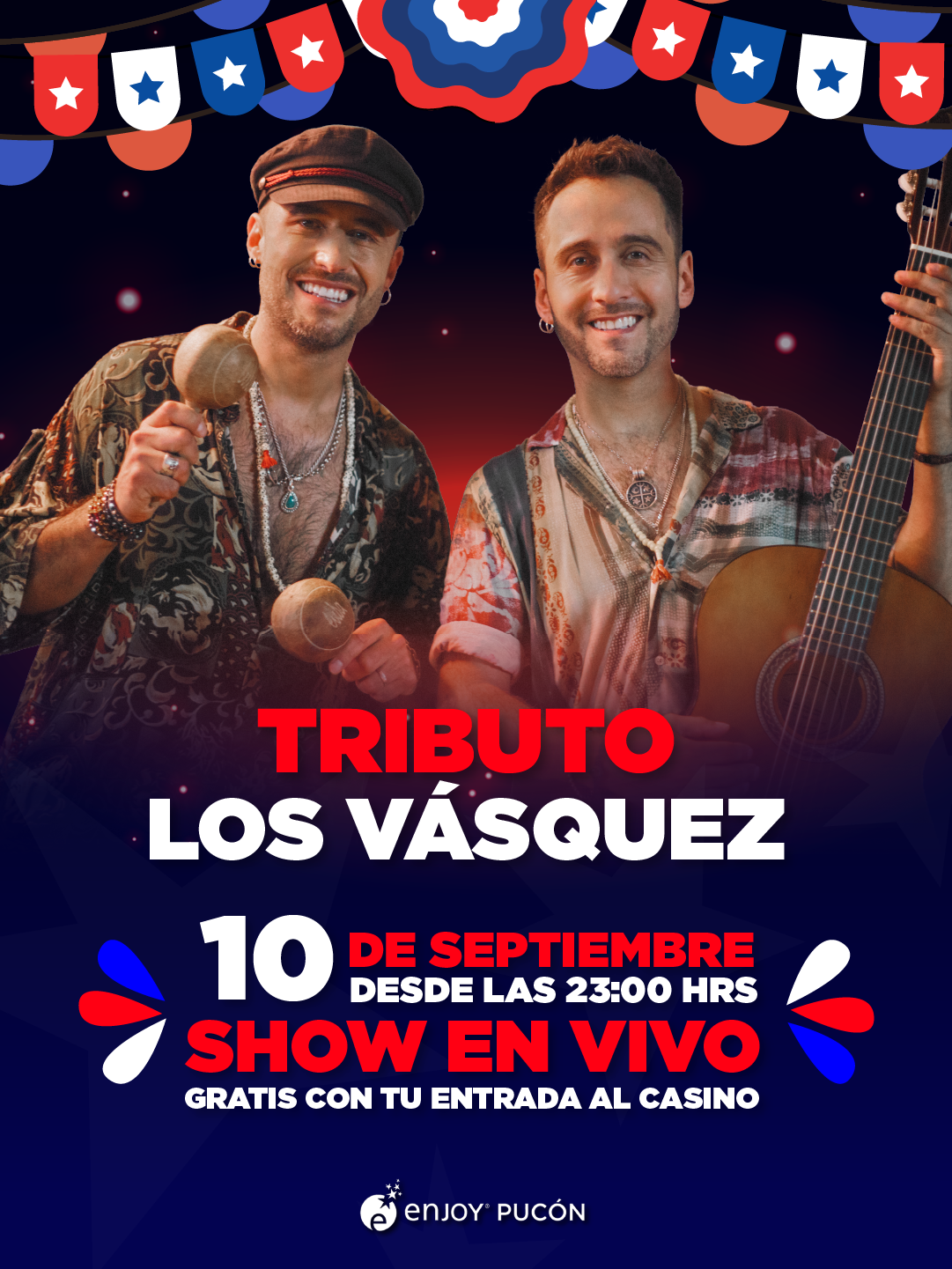 Afiche de TRIBUTO LOS VÁSQUEZ