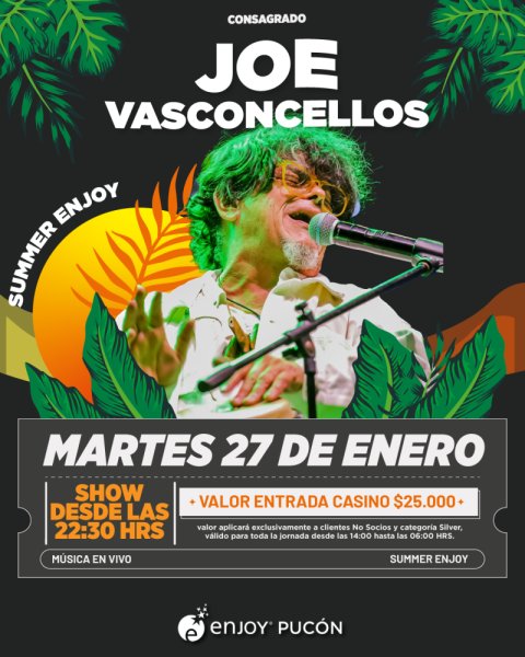 JOE VASCONCELLOS EN SUMMER ENJOY  💃🔥🕺