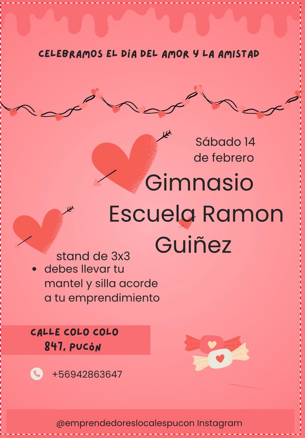 Afiche de EXPO DIA DEL AMOR Y LA AMISTAD