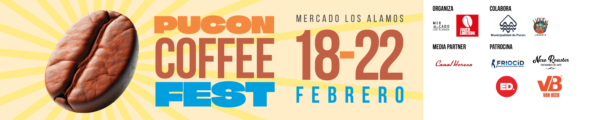 Afiche de PUCON COFFEE FEST