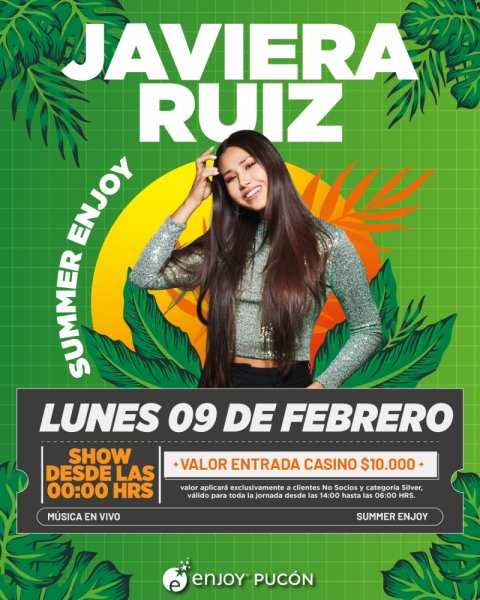 🎤 JAVIERA RUIZ EN ENJOY PUCON 🎤