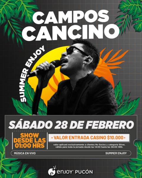 🎤🔥 CAMPOS CANCINO EN VIVO – SUMMER ENJOY 🌴