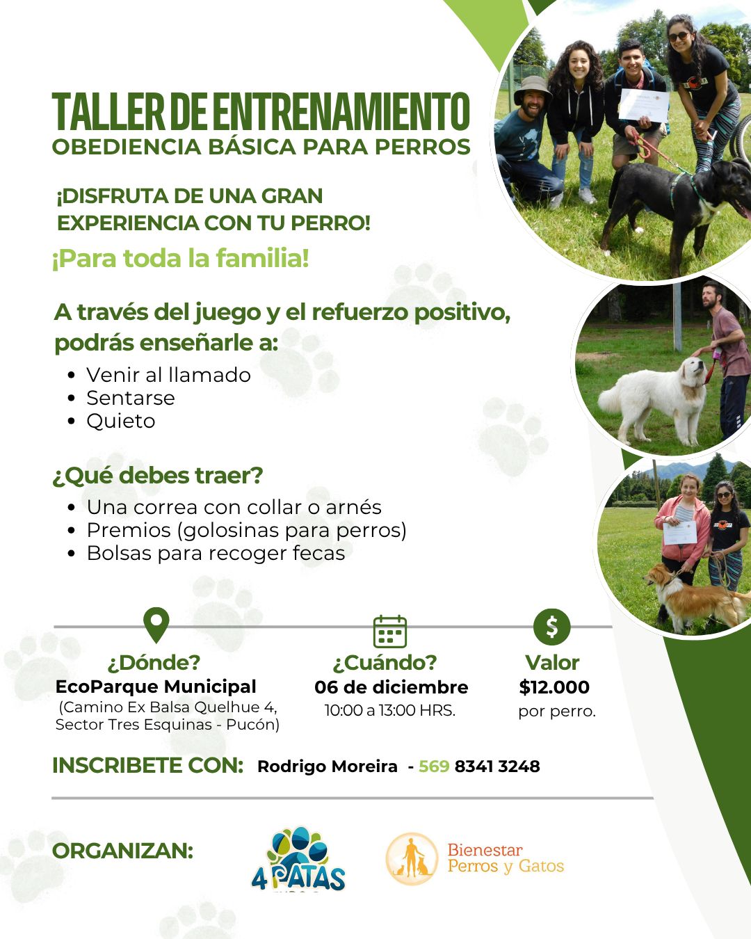 Afiche de JORNADA DE ADIESTRAMIENTO CANINO