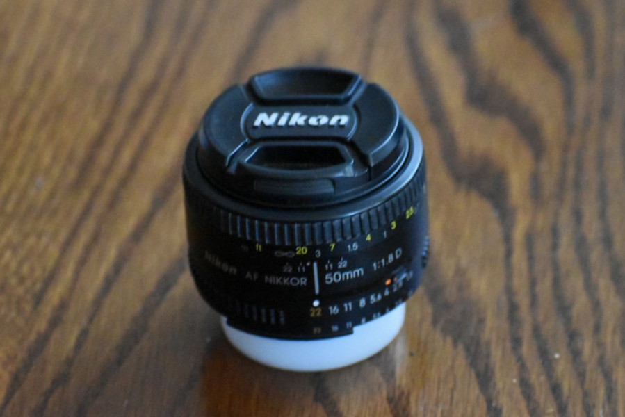 Lente Nikon Af Nikkor 50mm F/1.8 D - Imagen 1