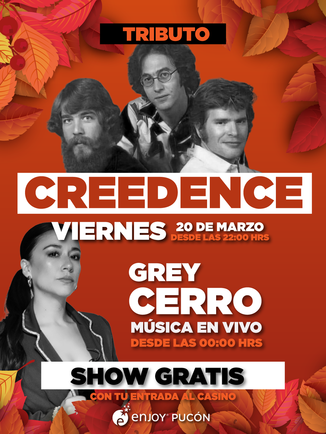 Afiche de 🎉🎸TRIBUTO A CREEDENCE🎸🎉