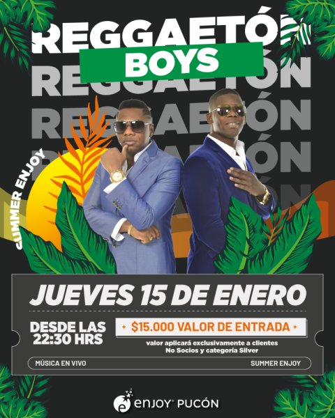 🔥🎧 REGGAETÓN BOYS - SUMMER ENJOY 🎧🔥
