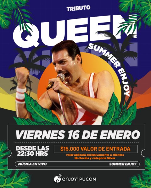 👑🎤 TRIBUTO A QUEEN – SUMMER ENJOY 🎤👑