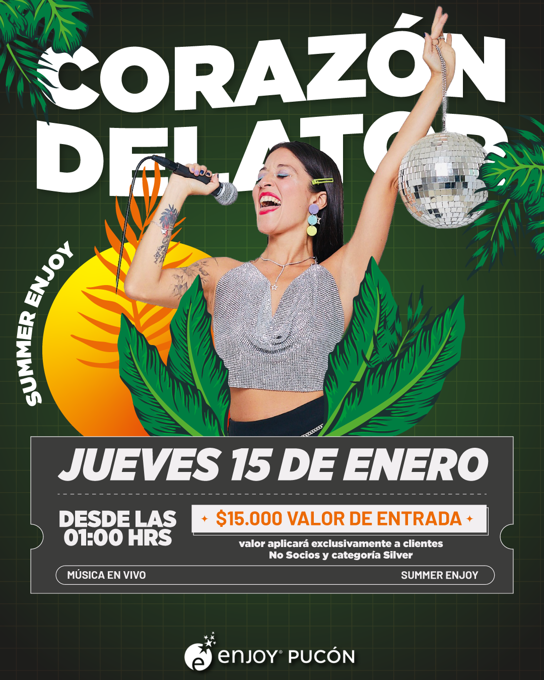 Afiche de ❤️🎶 CORAZÓN DELATOR - SUMMER ENJOY 🎶❤️