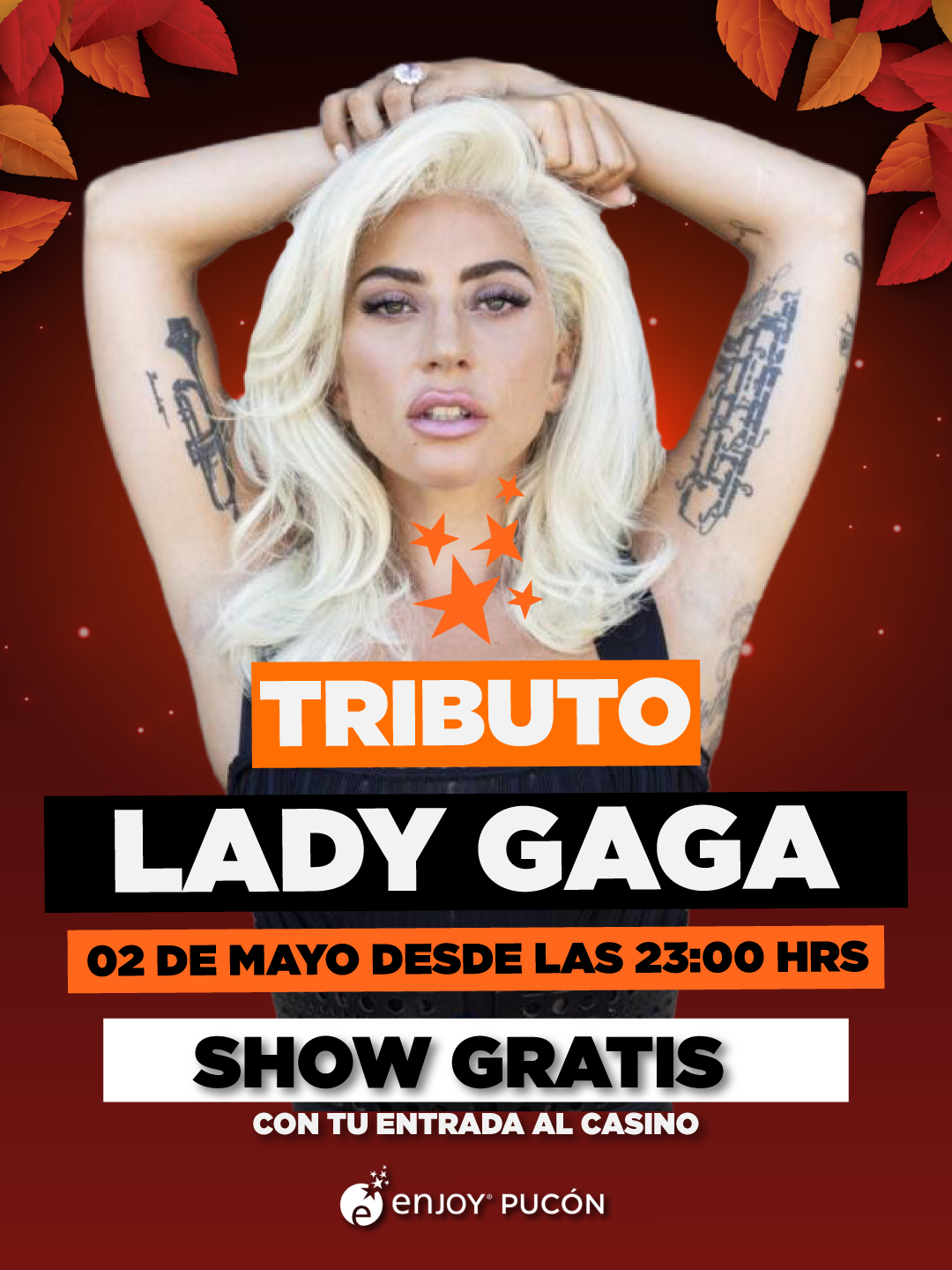 Afiche de 🎤🔥TRIBUTO LADY GAGA